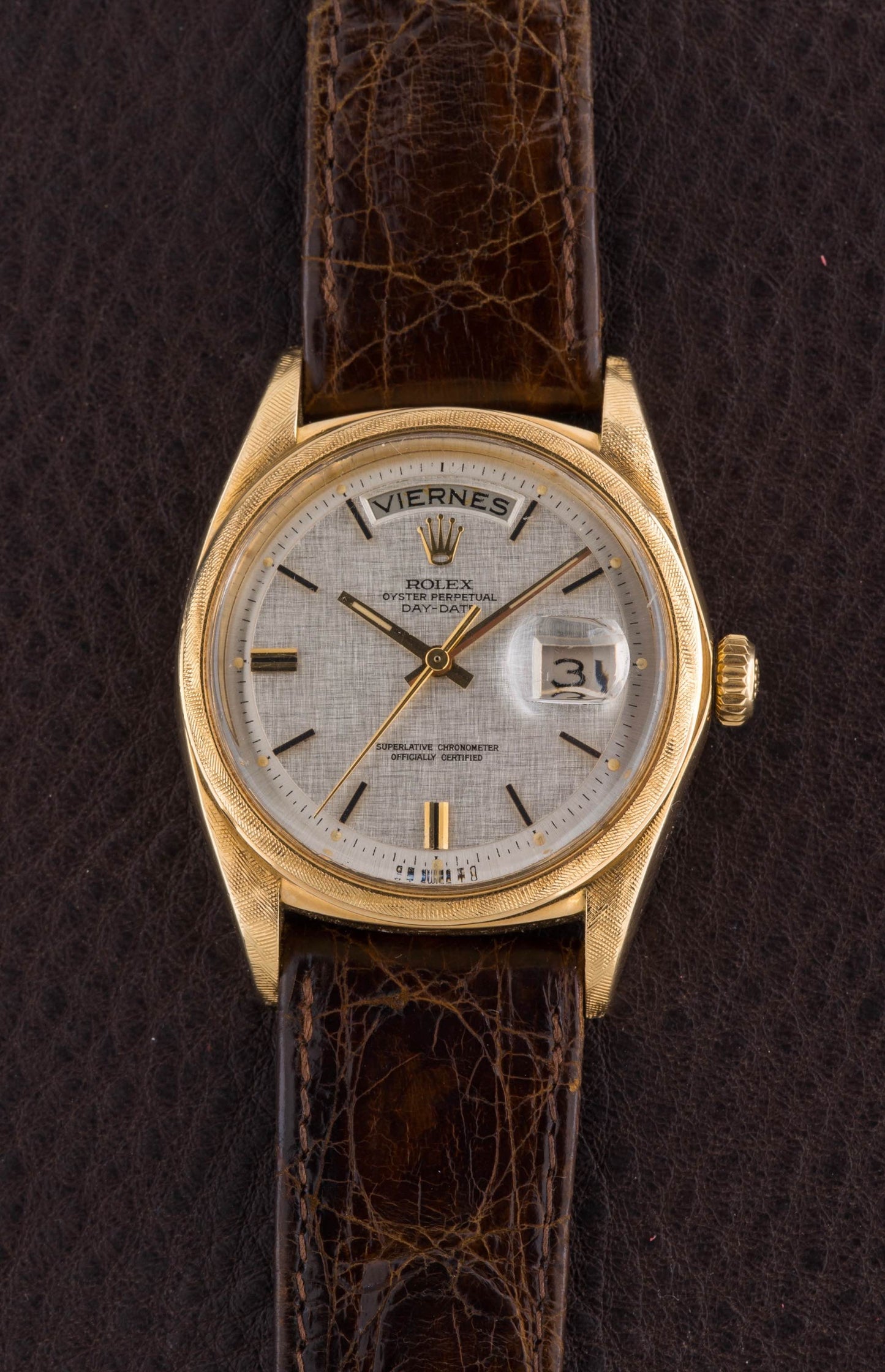 Rolex Daydate Ref. 1803 "Florentine Finish" Yellow Gold 1971