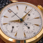 Jaeger Chronograph 1950s Valjoux 72 Yellow Gold NOS