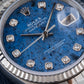 Rolex Datejust Rare Sodalite Diamond Dial NOS