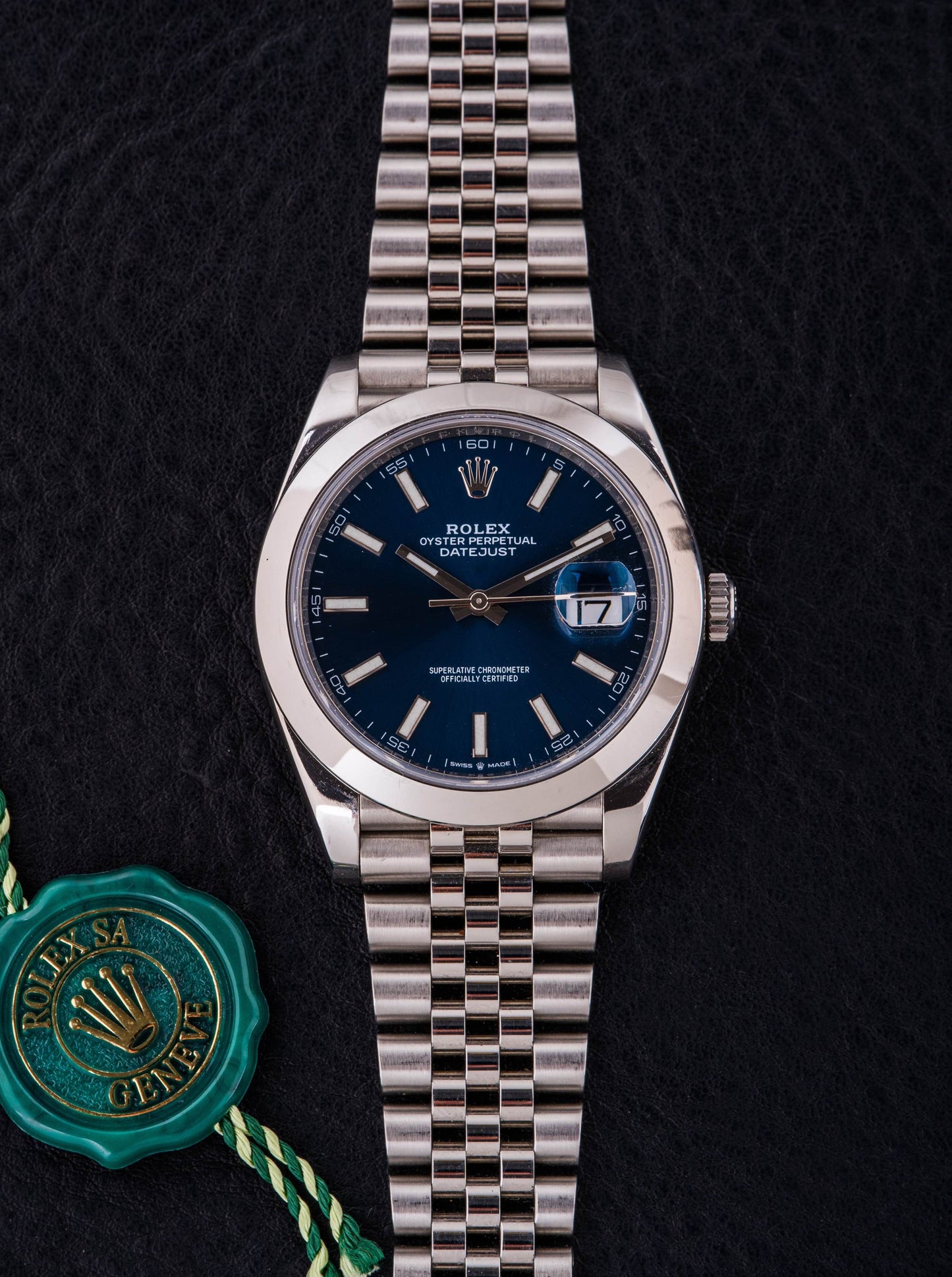 Rolex Datejust 41mm Ref. 126300 Blue Dial Full Set 2020