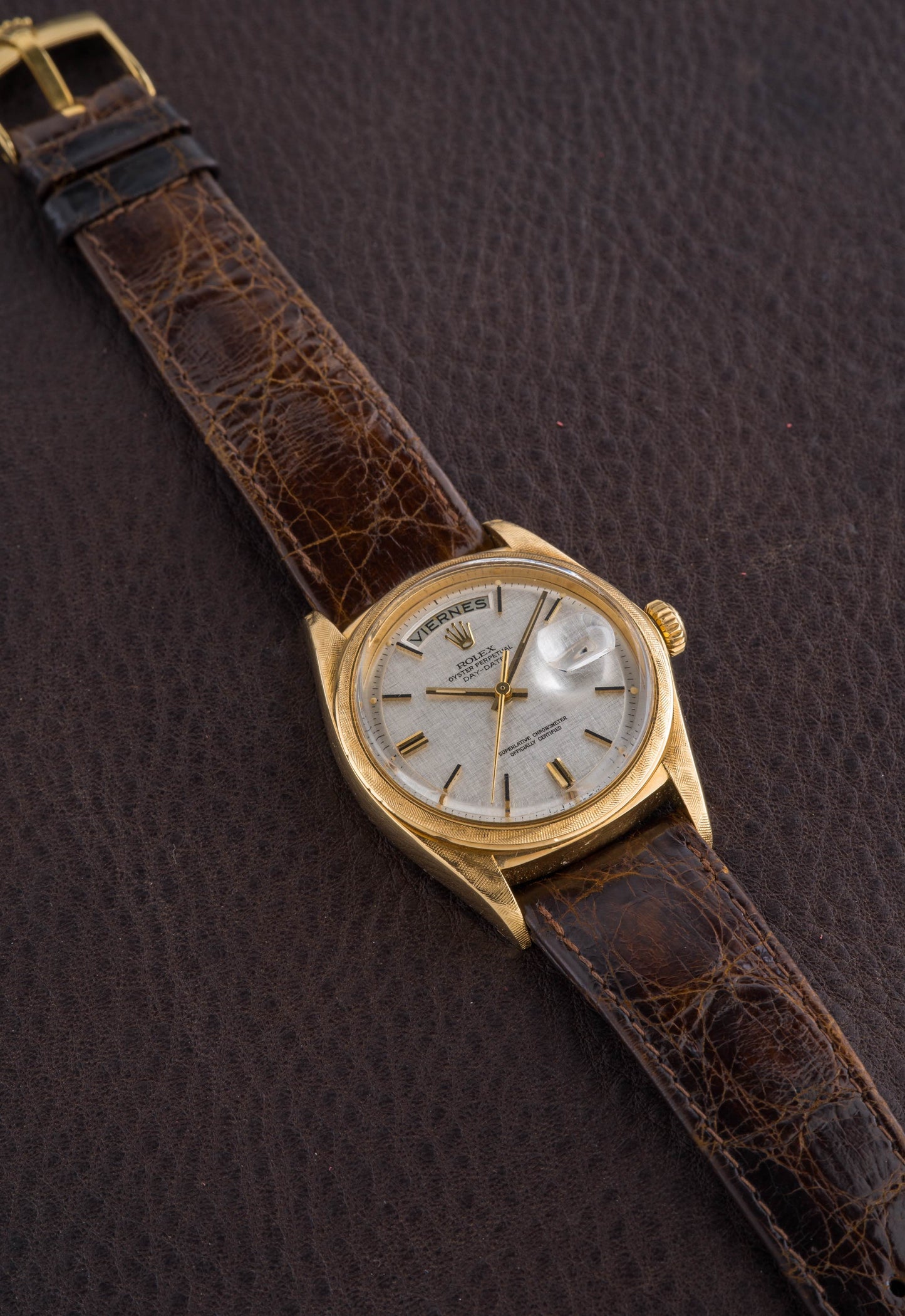 Rolex Daydate Ref. 1803 "Florentine Finish" Yellow Gold 1971