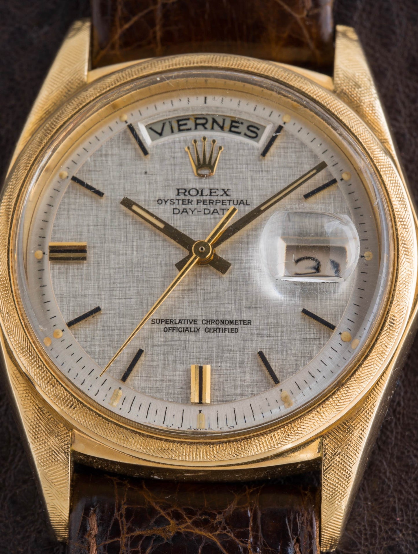 Rolex Daydate Ref. 1803 "Florentine Finish" Yellow Gold 1971