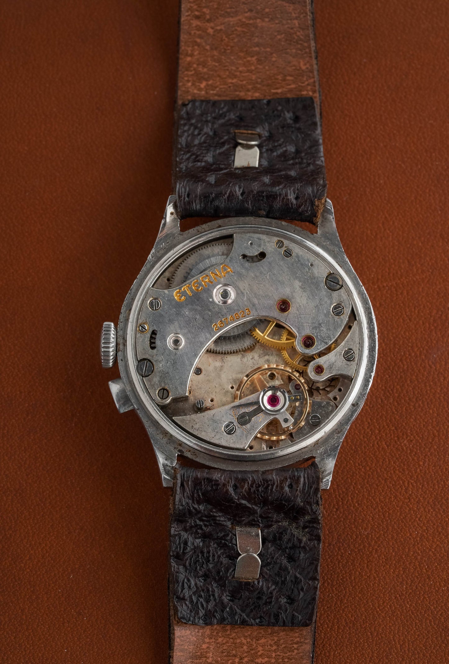 Eterna 1943 Regulateur Chronograph Monopusher Very Rare